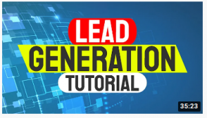 online marketing strategies - lead generation tutorial