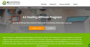 best affiliate marketing programs A2 hosting
